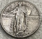 1930 Standing Liberty Quarter Silver 25C Circulated US Coin