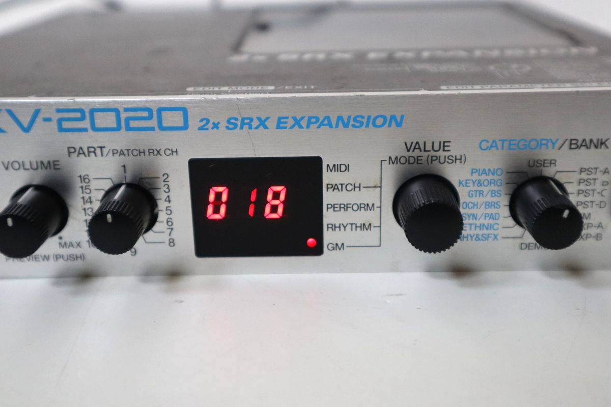Roland Xv-2020 64 Voice 2x SRX Expansion Synthesizer Midi Module