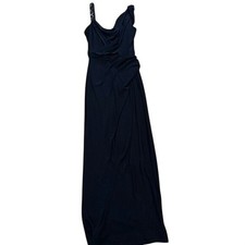 Lauren Ralph Lauren Navy Evening Gown Elegant Luxury Wedding Size 2 Designer