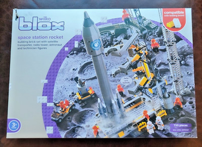 Wilko Blox Raumstation Raketenbaukasten 720 Teile große Marke kompatibel