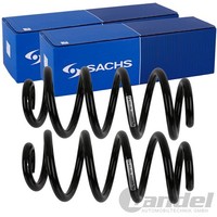 2X Sachs Fahrwerksfeder Federn Satz Hinten Passend FüR Smart Fortwo