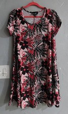 LEXINGTON AVENUE Dress Women's L,Polyester, Spandex, Super Soft, Short Sleeve.