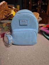 Ken Barbie Loungefly blue backpack with Ken coin purse 