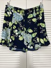 LC Lauren Conrad Women’s Skirt Paneled Mini Hydrangea Print Blue Size XXL NWT