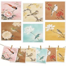 Strofinacci Svedesi Uccellino Fiore Pulizia Cucina Lavaggio Riutilizzabili Strofinacci Tè