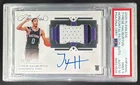 Tyrese Haliburton 2020 Panini Flawless Horizontal RC Patch Auto /25 PSA 9/10