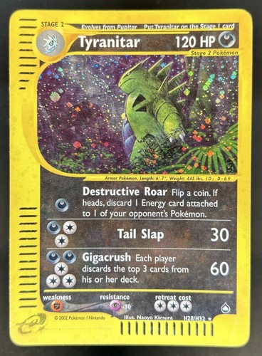 Tyranitar (H28) — Aquapolis