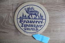 Bierdeckel  Brauerei  ZWANZGER  ÜHLFELD    a...