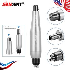 SANDENT Dental Prophy Hygiene Handpiece Air Motor 4 Hole 4:1 Straight Nose Cone