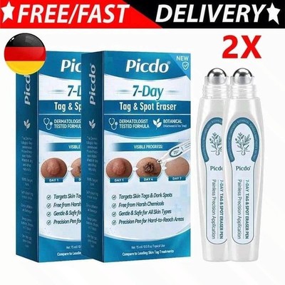 2X Picdo Skin Tag Remover,Picdo Tag and Spot Eraser-Skin Tag & Dark Spot Remover