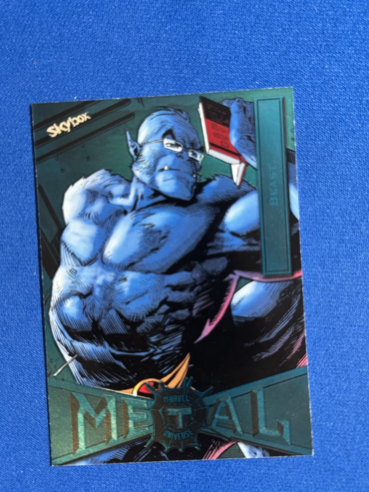 BEAST 2022 UPPER DECK MARVEL METAL UNIVERSE SPIDER-MAN TURQUOISE FX #/50 #7