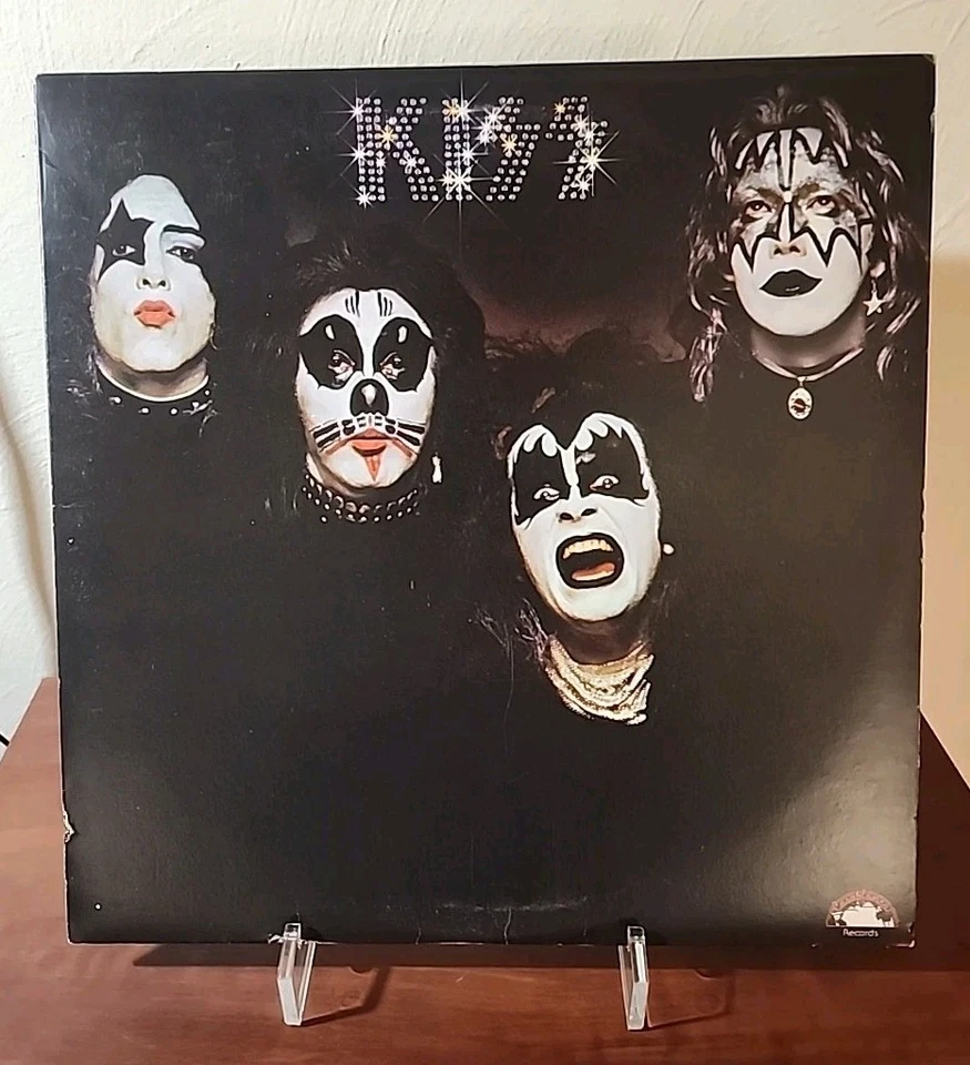 KISS Self Titled Vinyl LP 1974 Casablanca NBLP 7001 Early Pressing NM Vinyl - Image 4 of 4
