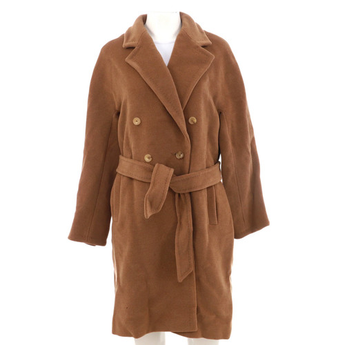 Max Mara Women's Double Breasted Long Coat Camel Hair