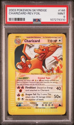 Charizard graded PSA 9 for sale on eBay