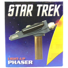 2013 Star Trek Light-Up Phaser The Original Series Replica w/ 32-Page Book