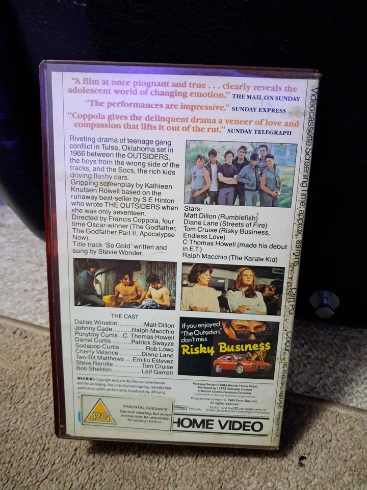 VHS The Outsiders Big box - Image 2 of 4