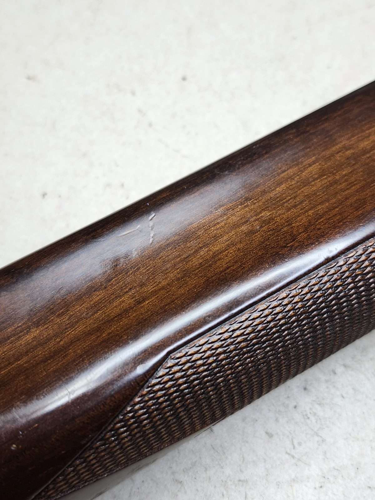 Mossberg 500 REGAL 12ga Checkered Walnut Wood STOCK SET Forend for 8.75" Tube RE