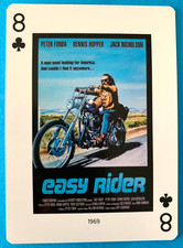 RARE FILM POSTER EASY RIDER DENNIS HOPPER 1969 ROOKIE CARD FRENCH EDITION