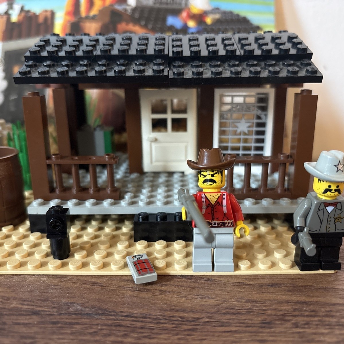 Western: Sheriff's Lock-Up Lego #6755 - 1996 W/Baseplate & Manual