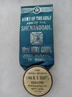 WINCHESTER VA 114th NEW YORK INFANTRY 19th CORPS GAR CIVIL WAR REUNION RIBBON