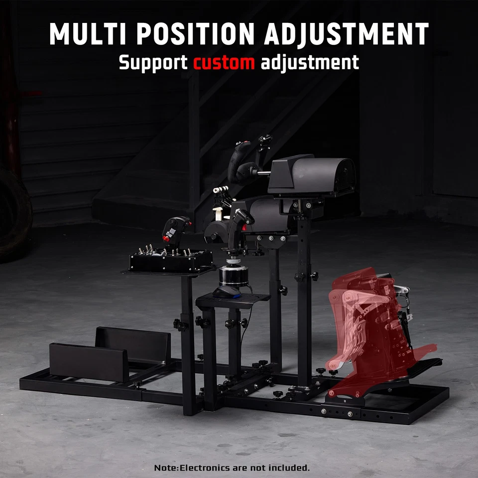 Dardoo Flight Simulator Cockpit Fit HOTAS Warthog G Saitek Logitech X52 X56 G923 - Image 4 of 4