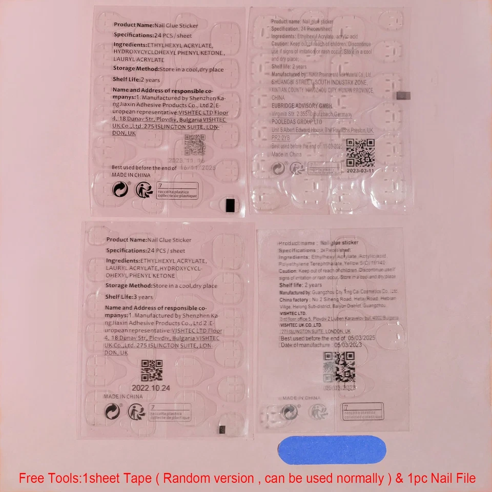 Pink Coffin Fake Nail with 3D Strawberry False Nail Summer Press On Nail Cute - Image 4 of 4