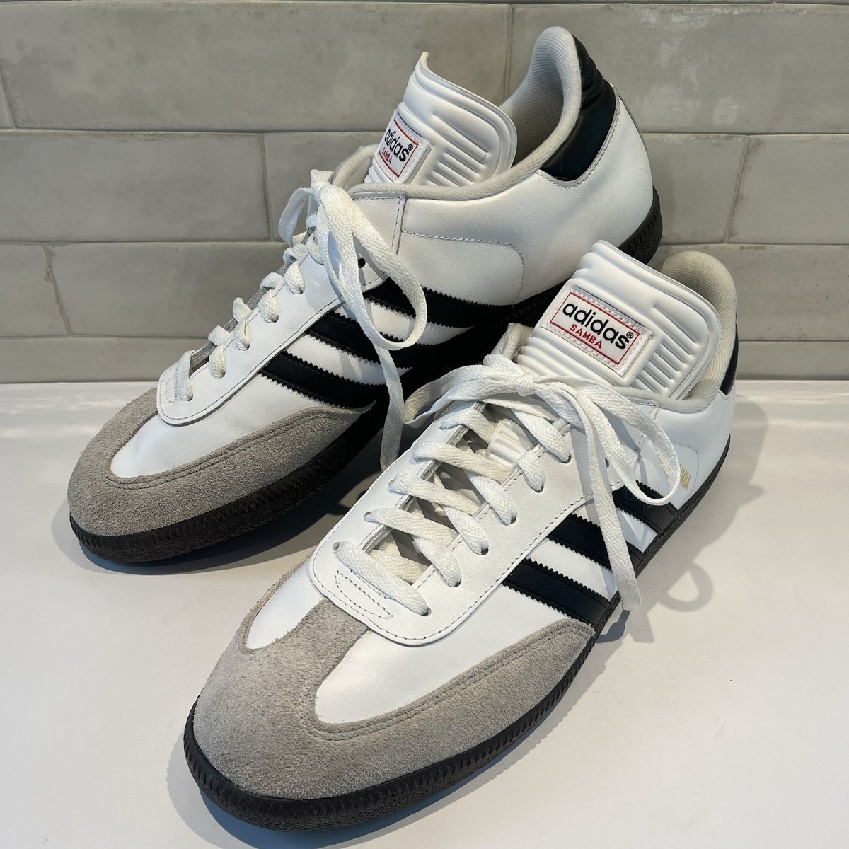 Adidas Men's Samba Classic Soccer Sneakers Shoes 772109 White Size 13 | eBay Adidas Men's Samba Classic Soccer Sneakers Shoes 772109 White Size 13 | eBay