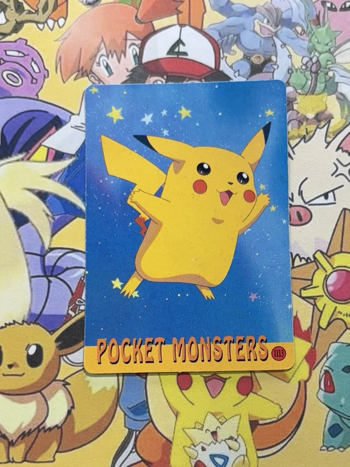 Pokemon Charizard Vintage Pocket Monsters Vending HOLO Prism Sticker 99 Nintendo - Imagem 3 de 3