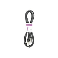 Qtx 190.081UK audio cable 3 m XLR (3-pin) Black