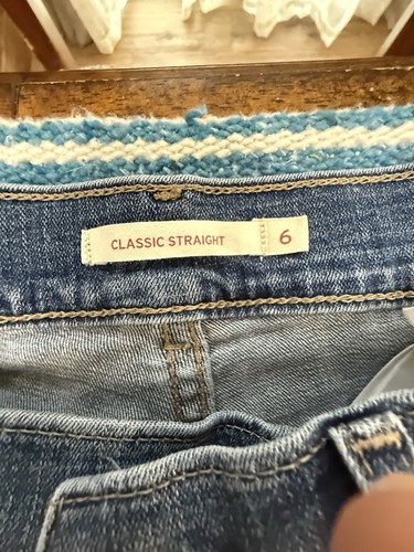 Jeans donna Levi's, taglia 6, invecchiato, dritto - Foto 4 di 8