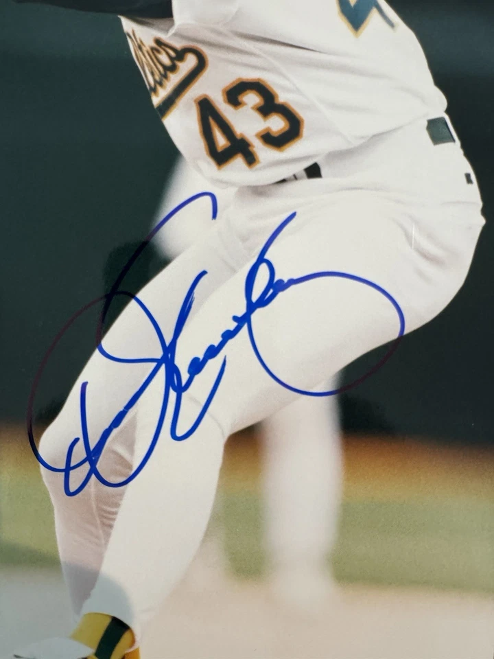 Foto 8x10 firmada por Dennis Eckersley - Oakland A’s HOF Closer - Photo File Inc Foto 2 de 3