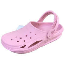 NWT Crocs Off Grid Clogs Size M9 W11 Pink Rubber Chunky Slip On Shoes
