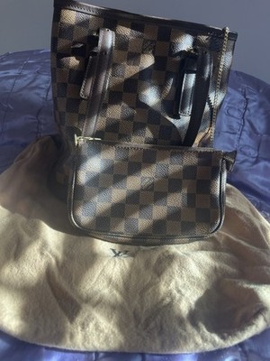 Louis Vuitton Damier Ebene ''Mare'' Bucket Tote - Vintage Limited Edition + Pouch