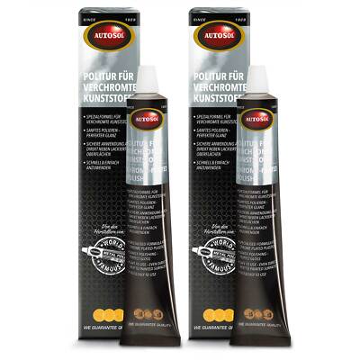 Reinigung M1 Politur 2 X 75 ml für verchromte Kunststoffe Autosol 01 001910 Tube
