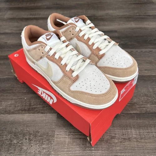 Mens Size 9.5 Nike Dunk Low Medium Curry - DD1390-100