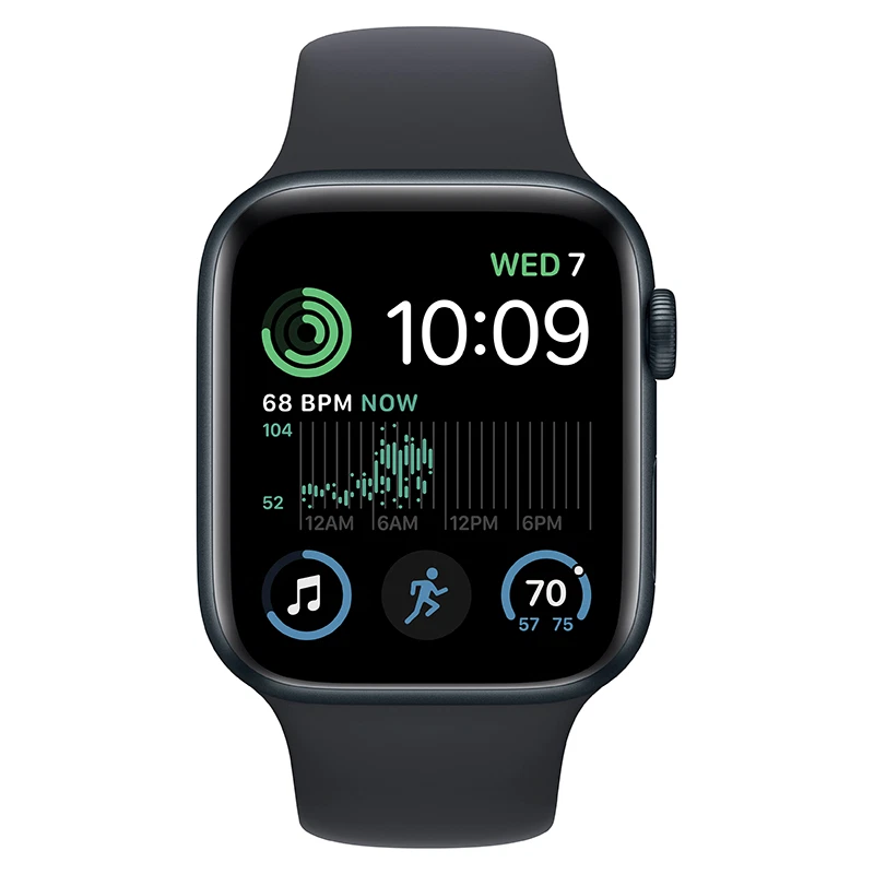Apple Watch SE OLED 40 mm Digital 324 x 394 pixels Touchscreen Silver Wi-Fi GPS satellite - Xioami