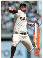 2020 Topps Update Silver Rainbow Foil #U217 Andrew Suarez (Giants)