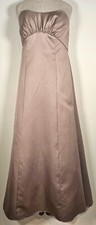 David's Bridal Dress Size 8 Light Brown Formal  Prom Homecoming Empire Gown