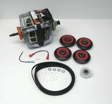 COMBO9 279787  Dryer Motor 4392067 Belt Roller Kit 661570 for Whirlpool Kenmore