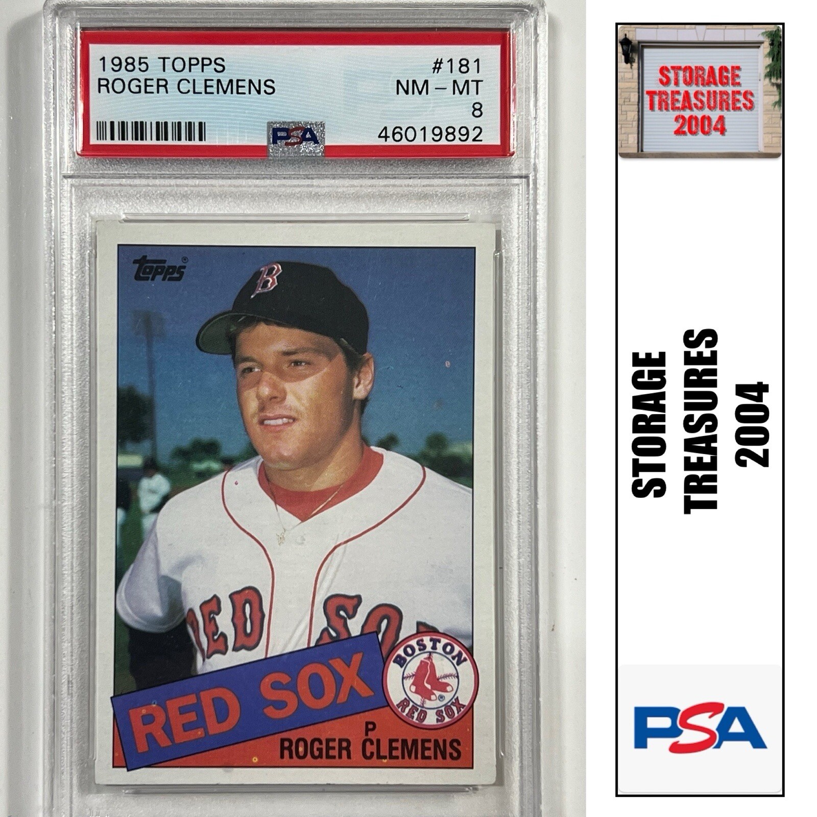 1985 Topps - Roger Clemens #181 - PSA 8 - Centered & Clean!