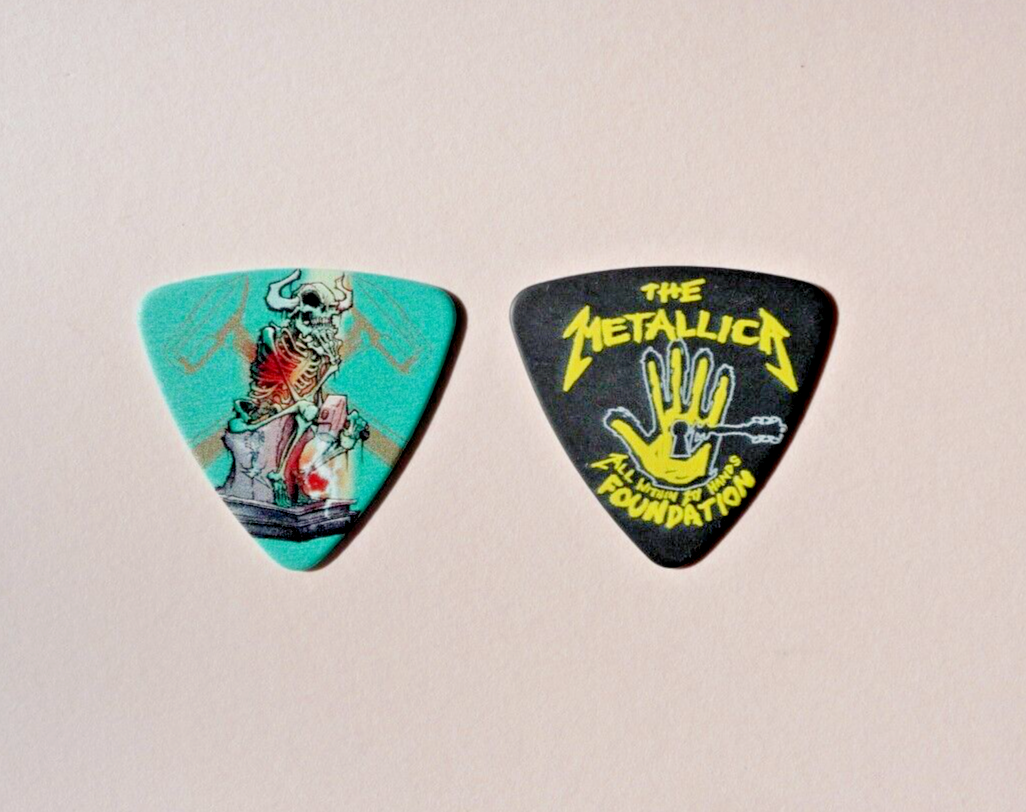 RARE: Metallica AWMH Bass Picks  set of 2 @Youtube Los Angeles Theater 12/13/24