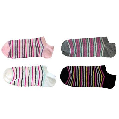  DAMEN SOCKEN SET MEHRFARBIG GESTREIFT BAUMWOLLE WEICH UND LEICHT MOD: BD-1081 