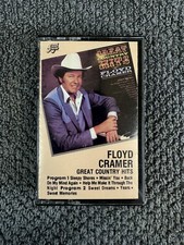 Floyd Cramer Great Country Hits Cassette, 1981 RCA VG-EX COND.