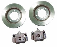 FüR Suzuki LH & Rh Side Bremsscheibe Vorne + Caliper Samurai Sj410 Sj413 Gypsy