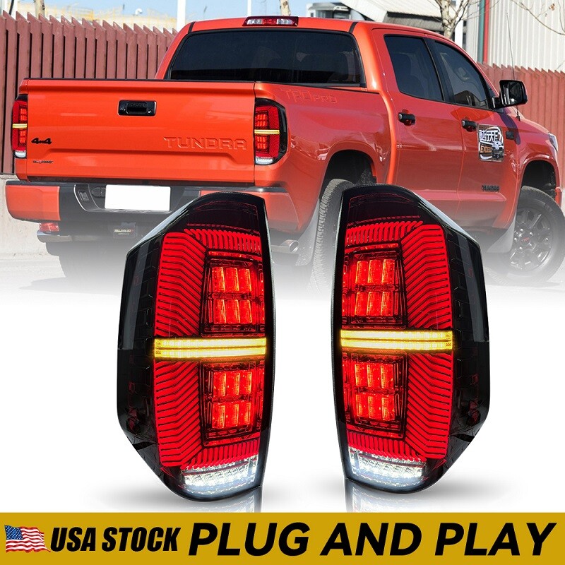 2014~ タンドラ　テールライト 左右セット　OEM　新品　tundra LED Tail Lights For 2014-2021 Toyota Tundra Sequential Signal