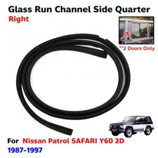 Glass Run Chanel Side Window RH Fits Datsan Nissan Patrol Safari Y60 2D 1987-97