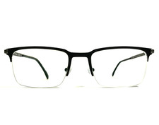 Lacoste Eyeglasses Frames L2268 001 Black Gray Square Half Rim 57-21-145