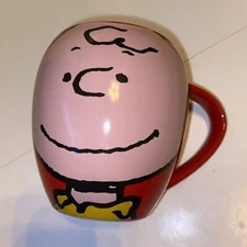 Peanuts CHARLIE BROWN Red Coffee Mug Cup Peanuts Worldwide LLC
