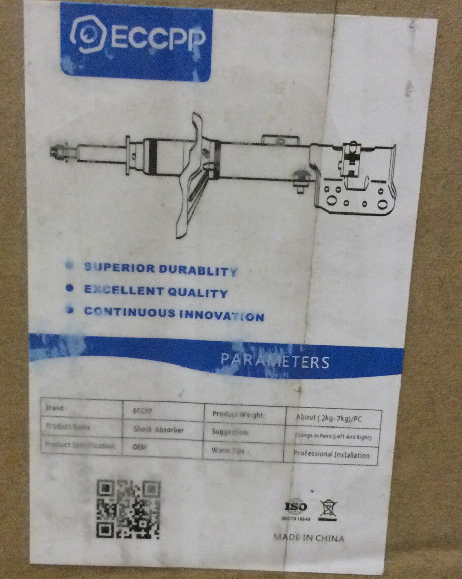 Shocks, ECCP 2pcs Front Pair Shock Struts For Mazda. (Does NOT include springs)