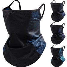 Sun Shield Neck Gaiter Balaclava Face Cover for Cycling Hiking Fishing Men Women